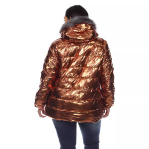 Chaqueta Larga de Moda para Mujer 2026, Nuevo Diseño, Impermeable, con Relleno de Algodón, Talla Grande, Cierre de Cremallera, Chaqueta Bomber de Invierno - Product Image 3
