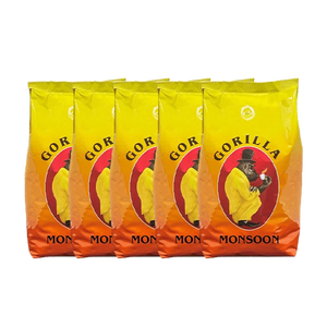 Granos de café crema Gorilla Super Bar al mejor precio, 1kg, Espresso equilibrado de tostado aromático de calidad superior, perfecto para capuchino - Product Image 6