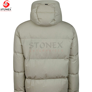 Chaquetas acolchadas de alta calidad con logotipo personalizado al por mayor, las mejores chaquetas acolchadas de invierno con cremallera gruesa y servicio OEM para hombre. - Product Image 5