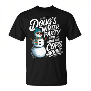 Camiseta de Fiesta de Invierno para Niños, Manga Corta, Cuello Redondo, Algodón, Talla Grande - Product Image 2