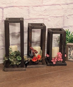 Porte-bougie en bois durable artisanal, support décoratif pour Halloween, anniversaire, Noël, Thanksgiving - Product Image 6