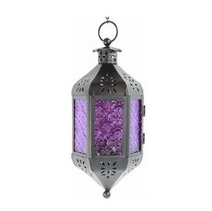 Lanterne marocaine élégante en métal de grande taille conçue pour les hôtels d'appartements de luxe et les espaces de fête - Product Image 1