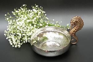 Cuenco Decorativo de Caballito de Mar con Acabado Plateado de Lujo, Decoración de Mesa de Diseño, Ideal para Eventos y Celebraciones en el Hogar - Product Image 6