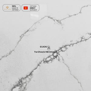 Panneaux muraux de douche en pierre de quartz mince NV762, panneaux arrière de meuble-lavabo, revêtements de baignoire, dalles de pierre de quartz technique - Product Image 6