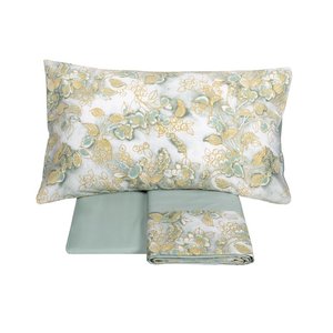 CHINOISERIE FAZZINI Standard Size <b>Sheet</b> & <b>Pillowcase</b> <b>Set</b> Color FZCHS2STDPCUSA-50 Italy - Product Image 1