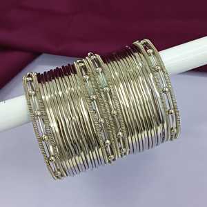 Joyería oxidada de buena calidad, pulseras de cristal oxidado antiguo Vintage bohemio, conjunto de brazaletes, joyería para mujer, fabricante indio - Product Image 2