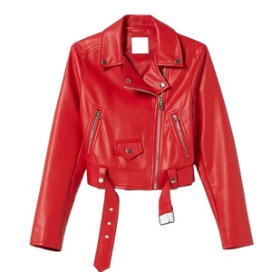 Chaquetas de Mujer de Cuero Genuino con Cremallera Transpirable, Relleno de Algodón, Secado Rápido, Cómodas y de Alta Calidad - Product Image 1
