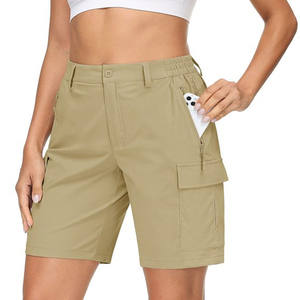 OEM Customised Logo <b>Women's</b> Jeans High-Waist Flip Pocket <b>Cargo</b> 2025 Denim <b>Short</b> Jeans <b>Women's</b> <b>Cargo</b> Jeans - Product Image 3