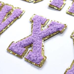 Support <span class=keywords><strong>thermocollant</strong></span> de haute qualité patchs brodés en chenille personnalisés patchs décoratifs pour vêtements - Product Image 4