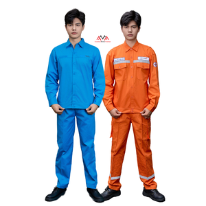 Vêtements de travail professionnels grande taille bleu noir pour ouvrier du bâtiment et du pétrole et du gaz - Product Image 3