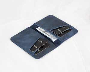Classic Genuine Leather <b>Card</b> <b>Holder</b> Handmade Slim <b>Wallet</b> Organizer With Burnished Edges <b>For</b> Professionals HLC-0054 - Product Image 5