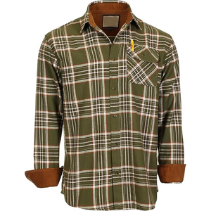 Vente chaude chemise à carreaux pour hommes haut tendance conception anti-rides meilleurs styles respirants pour l'automne à des prix raisonnables - Product Image 5