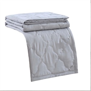 Hot Bán Sang Trọng Mùa Hè Quilt Set Tùy Chỉnh Ánh Sáng Màu Xanh Vua Kích Thước Siêu Âm Chất Lượng Cao 100% <span class=keywords><strong>Polyester</strong></span> Thân Thiện Với Môi Quilt - Product Image 2