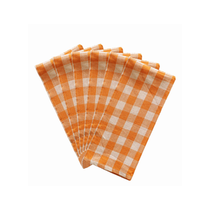 Serviettes de vaisselle en coton brodées par étoile jaune de golf anti-rétrécissement avec la texture Dobby OEM quantité minimale de commande 50 livraison durable de seuil de porte de label - Product Image 5