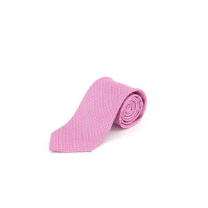 Cravatta Classica da Uomo Michael Kors in Twill di Seta Geo Cube, Rosa, con Stampa Jacquard in Poliestere, Stile Casual, Taglia Regolare, Ottima per Regali - Product Image 2