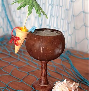 Bol en coquille de noix de coco naturel écologique, fabriqué à la main, cadeau durable personnalisé de DHT Handicraft pour les fêtes - Product Image 4