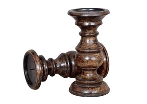 Portavelas de Madera Estilo Vintage, Perfecto para Regalos, Decoración del Hogar, Exhibición de Eventos Especiales y - Product Image 4