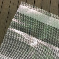Bâche en PE tissée Leno unie, imperméable et traitée anti-UV, pour serres agricoles et usage industriel