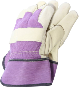 Cómodos guantes de trabajo de cuero de alta calidad Guantes DE SEGURIDAD DE CUERO Guantes de aparejo de trabajo para protección industrial de manos - Product Image 4