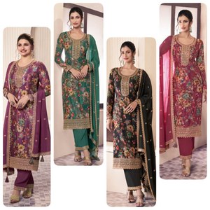 Robe de mariée exclusive nouvelle collection Salwar Kameez avec Duptta pour le travail de broderie en tenue de festival à un prix abordable - Product Image 6
