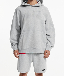 Sudadera con capucha de talla grande profesional Unisex 100% algodón ajuste Regular con logotipo bordado Diseño de Moda para hombres para otoño - Product Image 5