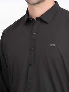 ชุดสلوار คามีซ ผู้ชายสไตล์ปากีสถาน ล้างทำความสะอาดง่าย  ชุดอิสลามแบบดั้งเดิม ทรงปกติ เหมาะสำหรับงานแต่งงาน อีด และชุดทำงานที่เป็นทางการ - Product Image 3