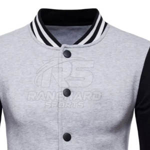 แจ็คเก็ตเลตเตอร์แมนผู้ชาย สไตล์ทันสมัย โลโก้ส่วนตัว แจ็คเก็ตเลตเตอร์แมนผู้ชายแนวสตรีท แฟชั่นลำลองสุดเทรนดี้ - Product Image 4