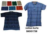 T-shirt décontracté en coton 100 % GauzI pour homme, style bohème gypsy, imprimé indien, écologique et respirant
