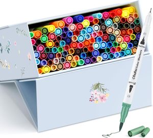 Marcadores <span class=keywords><strong>Ohuhu</strong></span> para libros de colorear para adultos <span class=keywords><strong>120</strong></span> colores para niños adultos dibujo bocetos sin sangrado-Maui-blanco - Product Image 6