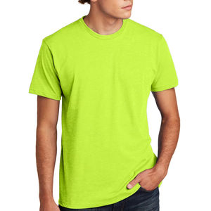Camiseta CVC Premium para Hombre Next Level (N6210) Corte Clásico Mezcla de Algodón Verde Neón Camisetas Clásicas para Hombre - Product Image 1