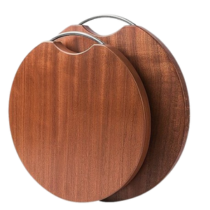 El más nuevo estilo redondeado Acacia Chopper Board Equipo de chef Tabla de cortar Restaurantes Cocina Catering Uso a precio económico - Product Image 1
