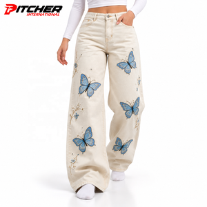Fabricant de jeans pour femmes en gros, denim vintage pour les importateurs de vêtements, denim sur mesure, étiquette privée, approvisionnement - Product Image 4