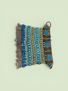 Collier bohème artisanal en perles de cuivre, style tribal afghan, vintage, pour femmes, pour mariage, festival - Product Image 2