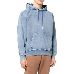 2025มีฮู้ดสำหรับผู้ชายเสื้อมีฮู้ดแบบสวมหัวผ้าคอตตอน100% หลากสี - Product Image 4