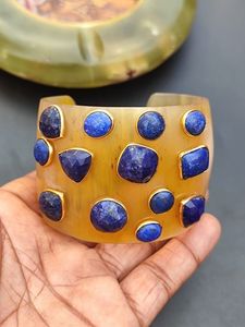 Autres corne de buffle fait à la main de luxe en gros naturel Buffalo boeuf corne de vache bracelet bijoux de mode pour hommes et femmes - Product Image 5