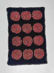 <b>Beaded</b> <b>Placemat</b> Handmade Round Charger for Luxury Dining & Holiday Decor Unique Piece Handmade <b>Beaded</b>, <b>Placemat</b>, Housewarming - Product Image 4