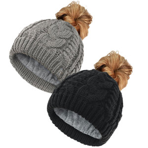 Gorros de Lana 100% Jacquard Personalizados con Color y Logotipo, Patrones de Puntos/Caracteres, Estilo Casual de Negocios - Product Image 1