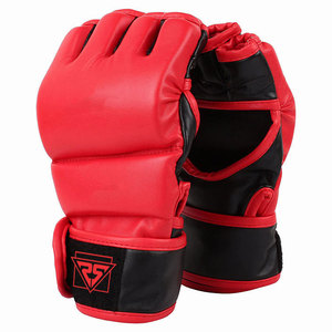 Gants de MMA professionnels Gants de sparring de style personnalisables avec des tailles de 8oz 12oz en cuir PU pour le poinçonnage offrant un service OEM - Product Image 4