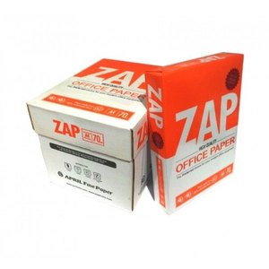 กระดาษถ่ายเอกสาร ZAP A4 100 กรัม สีขาว สำหรับงานพิมพ์ระดับมืออาชีพและการใช้งานทั่วไป - Product Image 1
