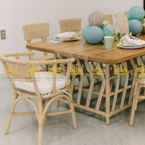 Chaises et tables en rotin de sécurité modernes de qualité supérieure pour fêtes d'enfants-Salon et cuisine - Product Image 6