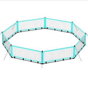 Portable 15.5ft <span class=keywords><strong>Gaga</strong></span> Ball Pit Play Set pour enfants Backyard Sports de plein air Activités <span class=keywords><strong>Sac</strong></span> de rangement 2 <span class=keywords><strong>Gaga</strong></span> Balls Wind Ropes Ground - Product Image 1