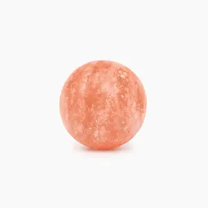 Bolas de sal redondas de masaje del Himalaya, piedra de masaje en forma de bola de sal rosa del Himalaya, piedras de masaje de sal del Himalaya, bolas redondas - Product Image 6