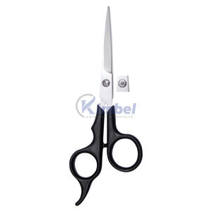 Ciseaux de coiffure industriels de qualité supérieure manche en plastique couleur personnalisée avec lames de coupe lisses - Product Image 6