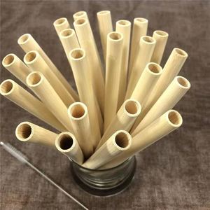 MEILLEUR VENDEUR 100% Pailles en bambou biologique Alternative durable au plastique pour les cafés et restaurants - Product Image 3