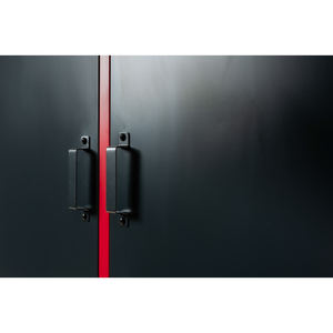 Armadietto/Armadio ODESSA a 2 Ante Rosso-Grigio Scuro per Archiviazione - Product Image 2