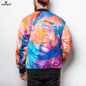 Blouson bomber en toile tendance pour l'hiver pour hommes Unisexe Haute qualité Design coupe-vent avec poches - Product Image 3