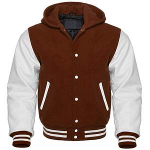 Chaqueta universitaria personalizada, chaqueta de invierno de Letterman para la escuela secundaria, chaqueta de béisbol universitaria para hombre, envío DDP - Product Image 1
