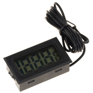 Thermomètre numérique électronique LCD AF23 avec grand écran, sonde pour aquarium, pour réfrigérateur et congélateur, en plastique, métal, PET - Product Image 5