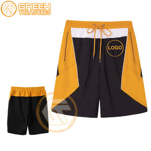 Short brodé en molleton de coton Alpha personnalisé Fraternité Shorts et pantalons respirants pour hommes Grec Phi de haute qualité - Product Image 4