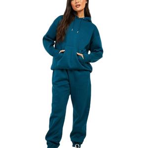 2025 nuevo chándal de dos piezas con logotipo personalizado de gran venta nuevo diseño venta chándal de manga larga de talla grande para mujer de alta calidad - Product Image 1